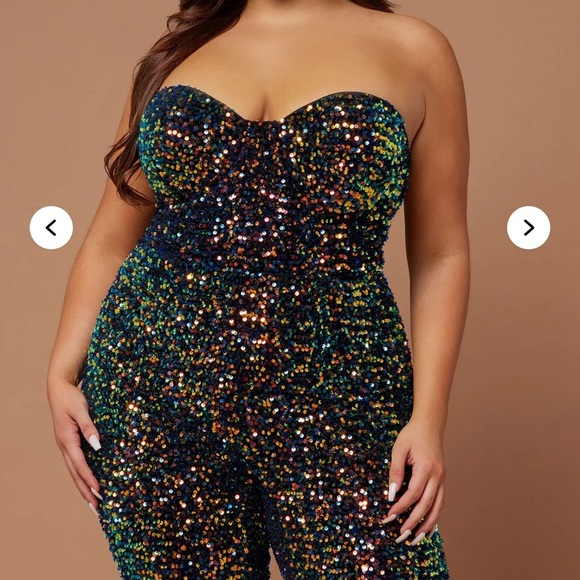 Nova luxe Jumpsuit sequin - Picture 2 of 14